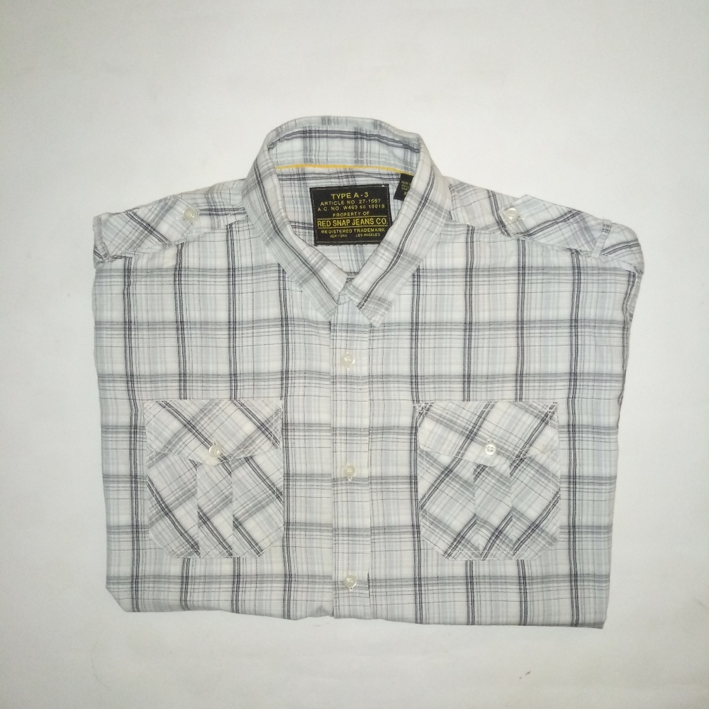 Red snap Jean company Casual Shirt